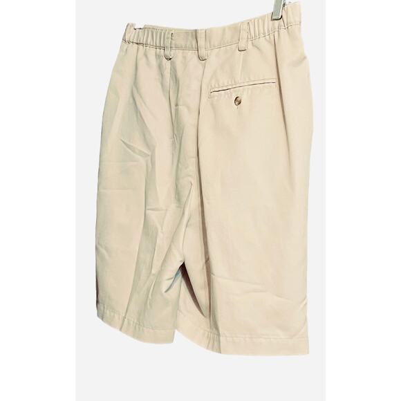 KAREN SCOTT WALKING SHORTS, WOMENS, 8, CREAMY BEIGE, BERMUDA, FRONT ZIP & BUTTON - Picture 6 of 11